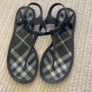Burberry rubber sandals